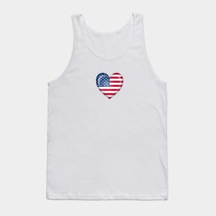 American Heart Flag Tank Top